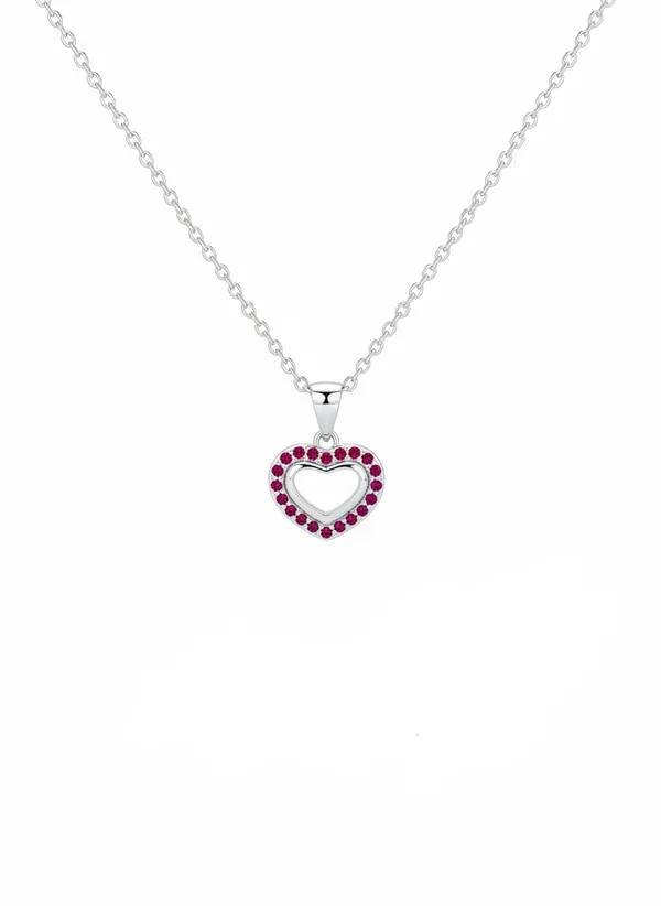 Red_Crystal_Open_Heart_Charm_Pendant_In_Silver_925_Sterling_Silver_925_Sterling_Silver
